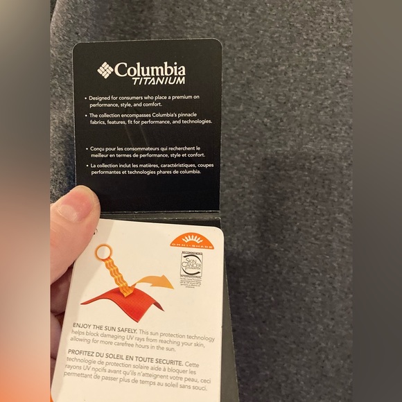 NWT Men’s Size XL Columbia Titanium Gray LS Omni-Wick Pullover Lined Shirt - Picture 9 of 16